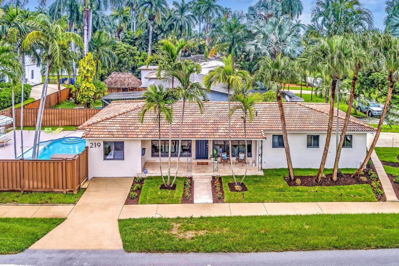 Tropical Oasis With Pool 10 Mins Airport & 5 Mins Beach Hollywood Bagian luar foto