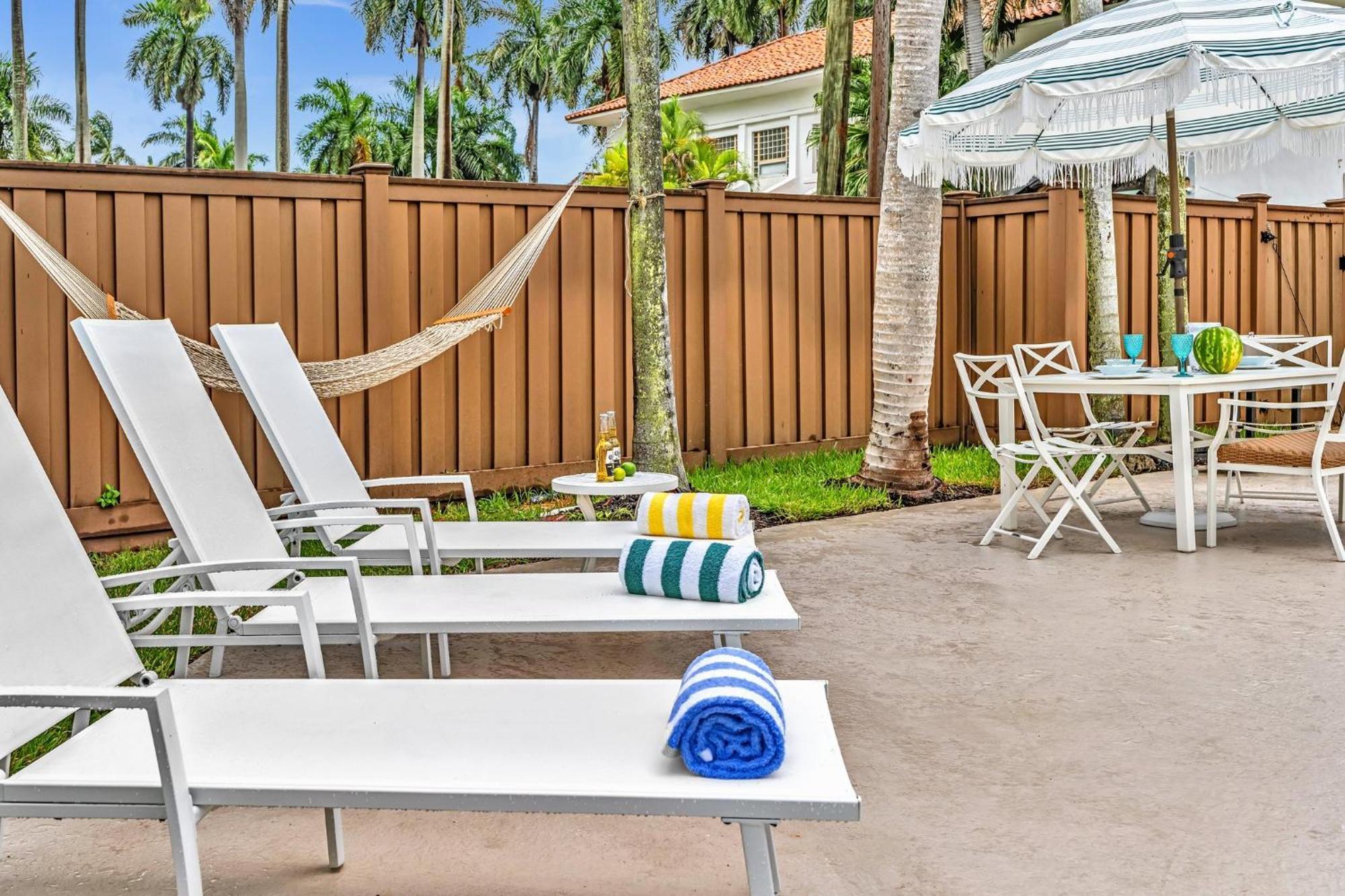 Tropical Oasis With Pool 10 Mins Airport & 5 Mins Beach Hollywood Bagian luar foto